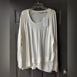 Ivory athleta top with tags